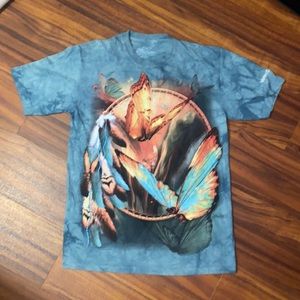 The Mountain Blue Butterly Dreamcatcher Shirt
